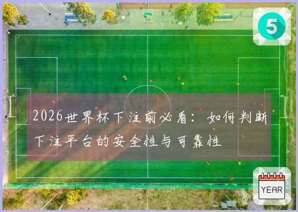 2026世界杯下注前必看：如何判断下注平台的安全性与可靠性